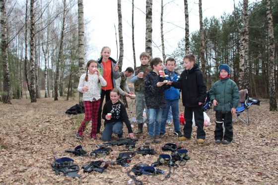 lazerių mūšis vaiko gimtadienis