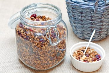 naminė granola paprastas receptas
