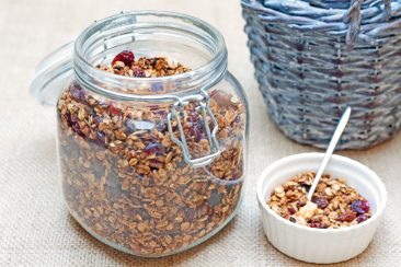 naminė granola paprastas receptas