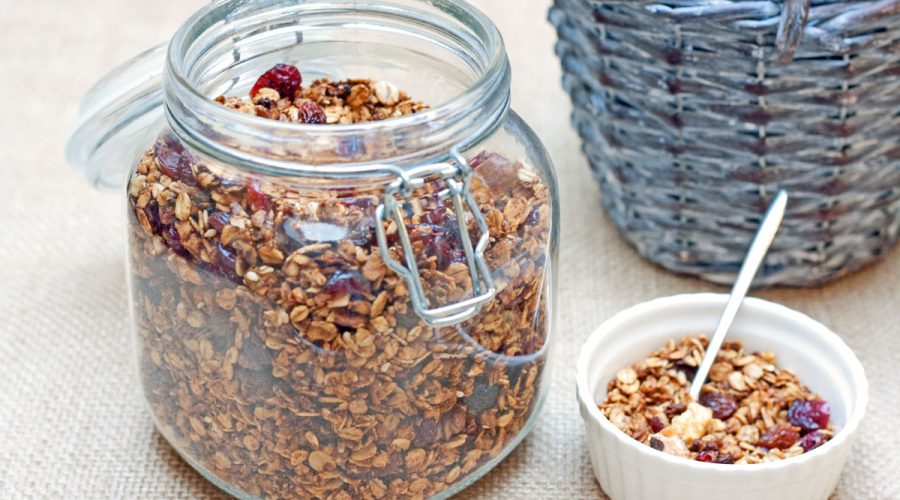 naminė granola paprastas receptas