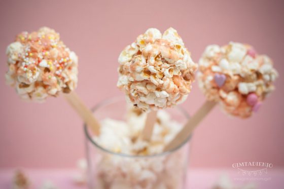 cake pop iš pop corn