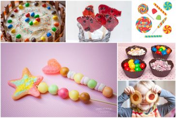 gimtadienis saldainių tema kaip papuošti vaikų šventę saldainiais