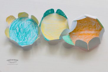 popierinės gėlės eksperimentai darželinukams