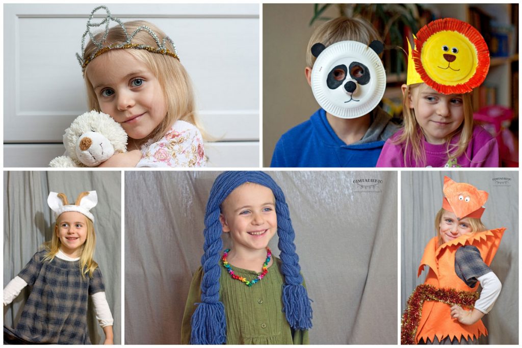 karnavalo kostiumai ir kaukės vaikams paprastos idėjos