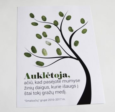 dovana darželio išleistuvės