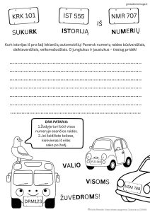 kelionė su vaikais pdf užduotys